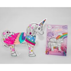 Ara Creative Opblaasbare kleurplaat Reuze Unicorn