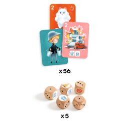 Alternative view of Djeco SOS Mission Dobbelspel DJ00831