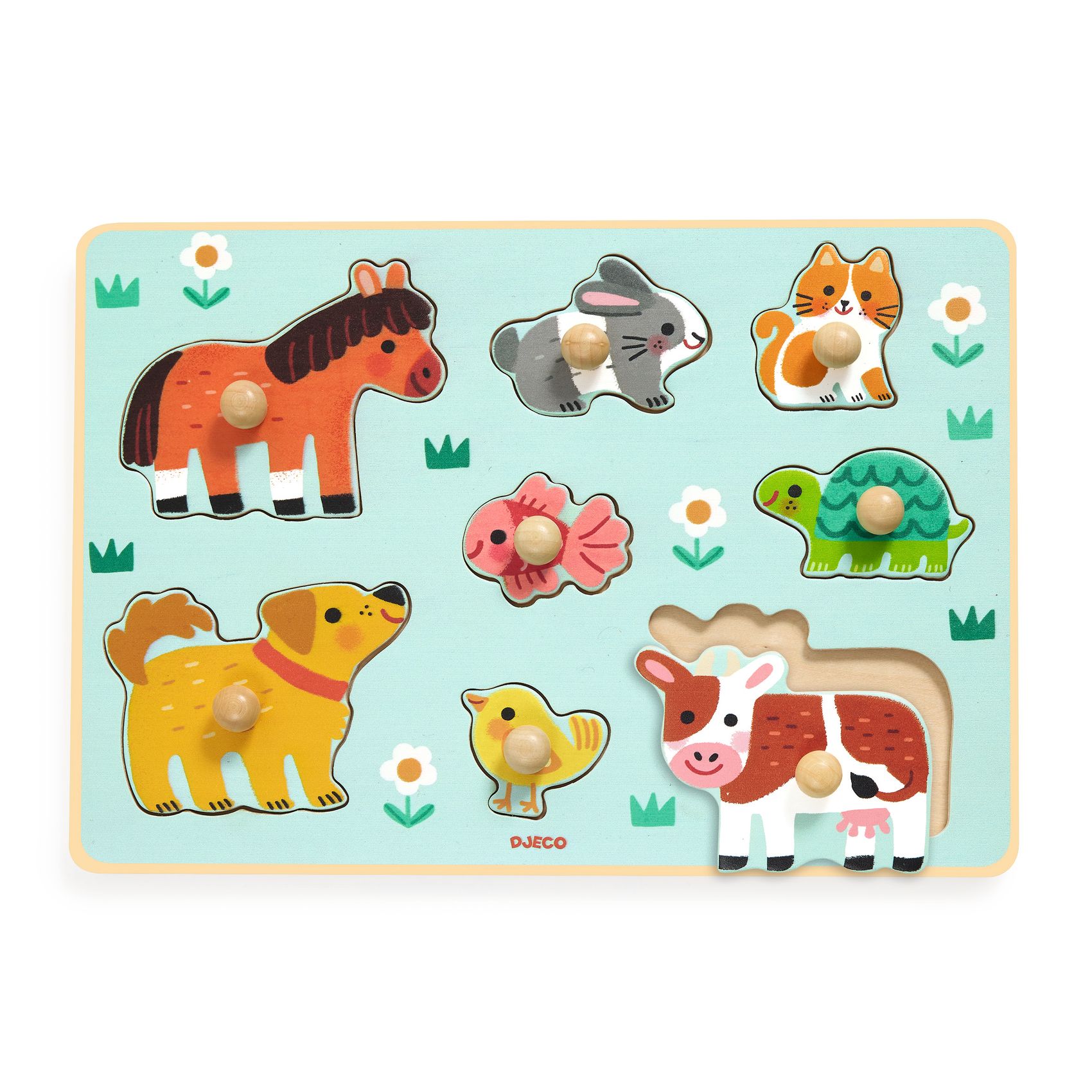 Djeco Grote Knoppuzzel Dog'n Co DJ01122 - Afbeelding 2