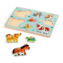 Djeco Grote Knoppuzzel Dog'n Co DJ01122 - Afbeelding 3