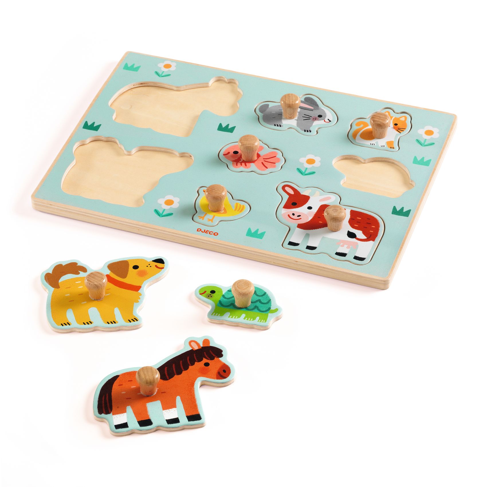 Djeco Grote Knoppuzzel Dog'n Co DJ01122 - Afbeelding 3