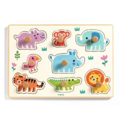 Djeco Grote Knoppuzzel Hippo 'n Co DJ01123