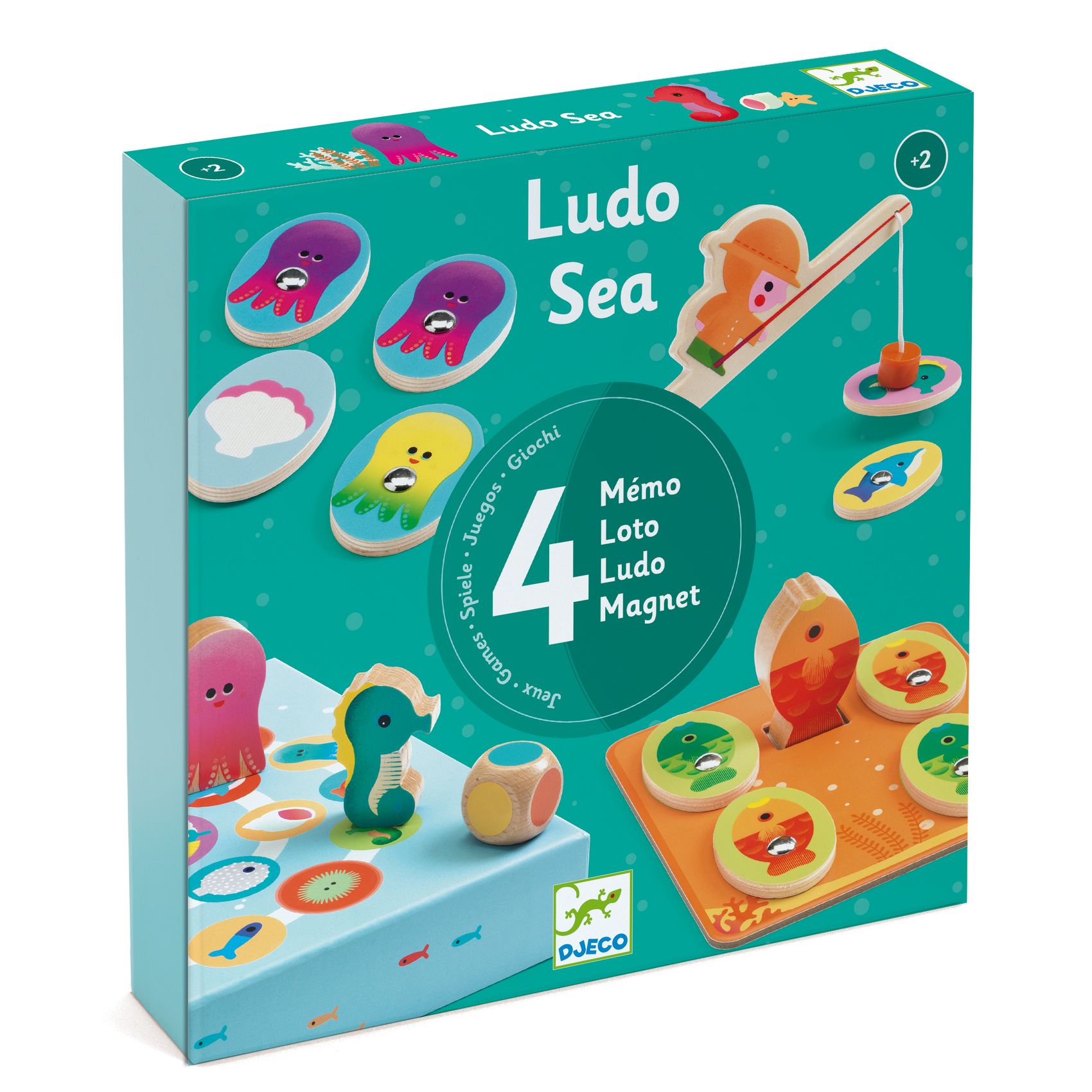 Djeco Ludo Sea 4 spellen DJ01623