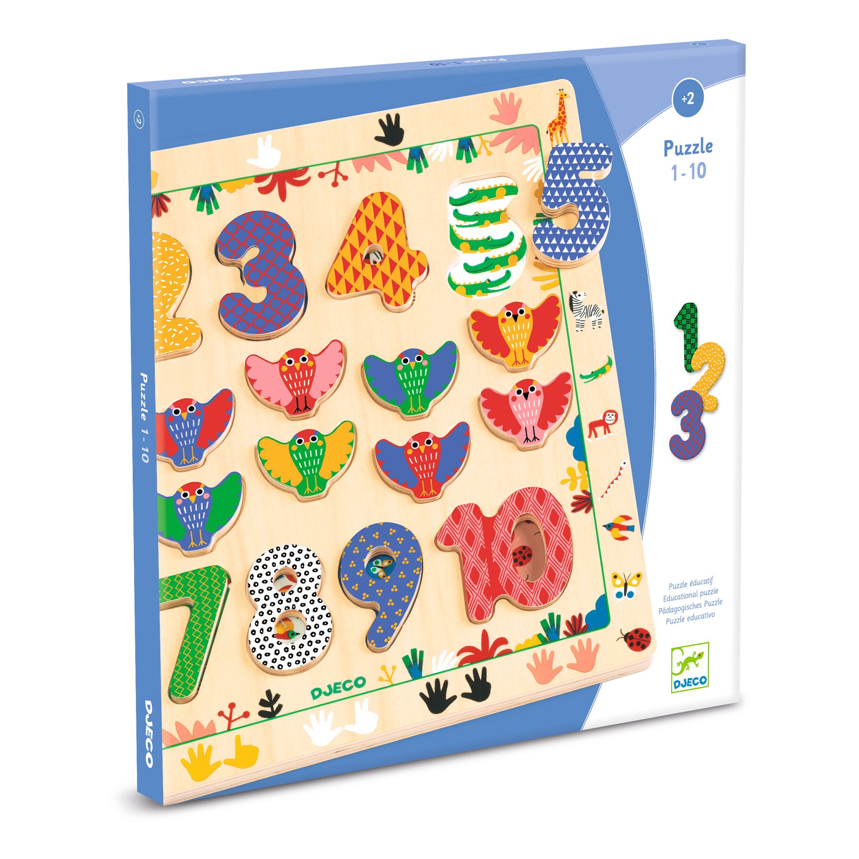 Djeco Educatieve puzzel 1 - 10 DJ01809