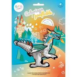 Ara Creative Opblaasbare kleurplaat Reuze Draak