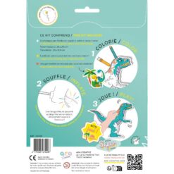 Ara Creative Opblaasbare kleurplaten Dino's