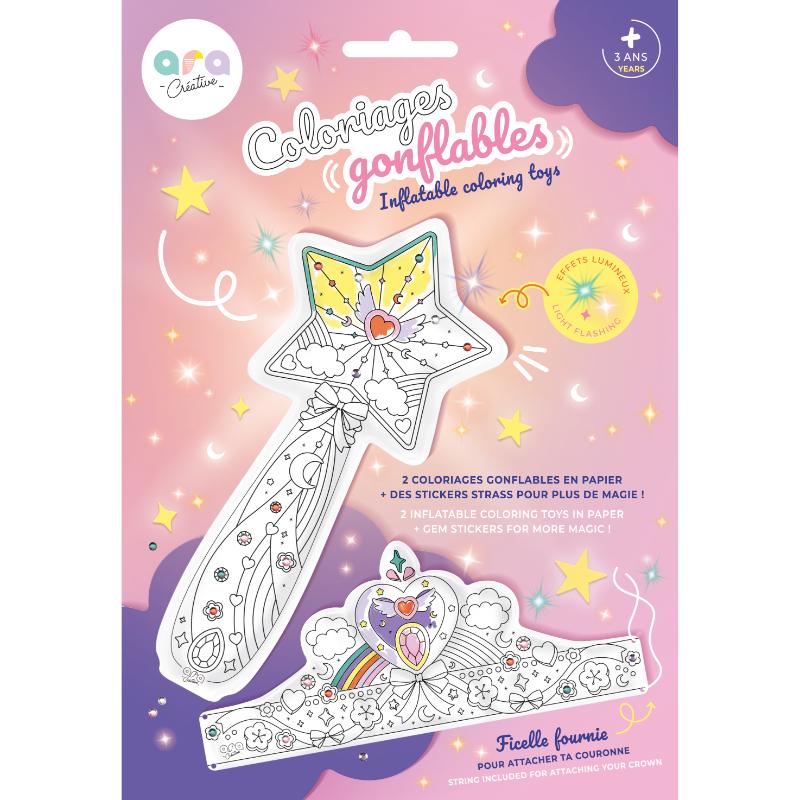 Ara Creative Crown & Magic wands led + strass