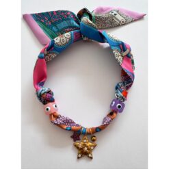 ByMelo bandana ketting roze