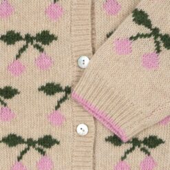 Konges Slojd Belou knit cardigan cherry