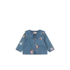 Konges Slojd Magot sequin denim shirt vitamins
