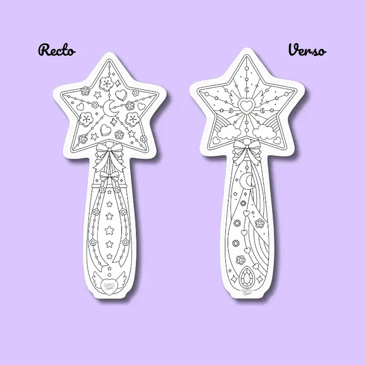 Ara Creative Opblaasbare kleurplaten Kroon en Toverstaf - Afbeelding 4