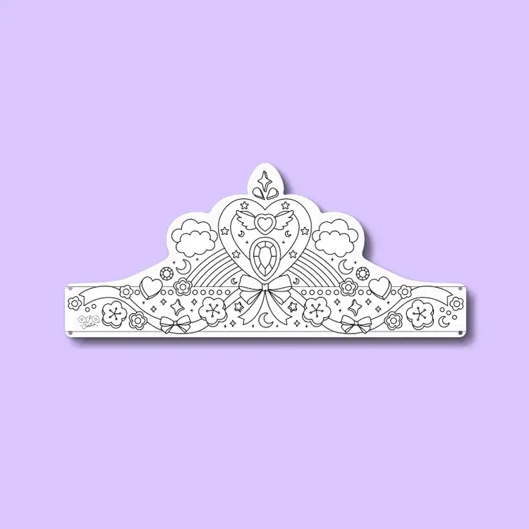 Ara Creative Opblaasbare kleurplaten Kroon en Toverstaf - Afbeelding 5