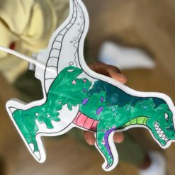 Ara Creative Opblaasbare kleurplaten Dino's - Afbeelding 4