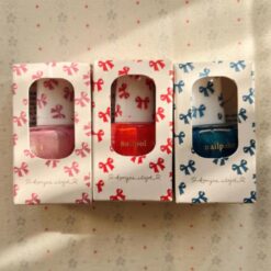 Alternative view of Konges Slojd peel-off nagellak twinkle red