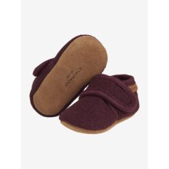 Alternative view of Enfant wollen slofjes Wine