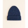 hvid Beanie fonzie blue