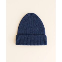hvid Beanie fonzie blue