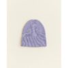 hvid Beanie fonzie newborn lilac