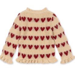 Konges Slojd Laula knit sweater heart