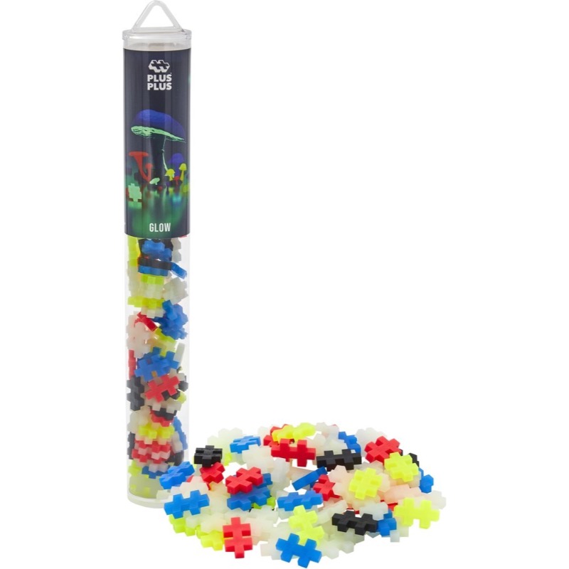 Plus-Plus Tube glow 100 stuks