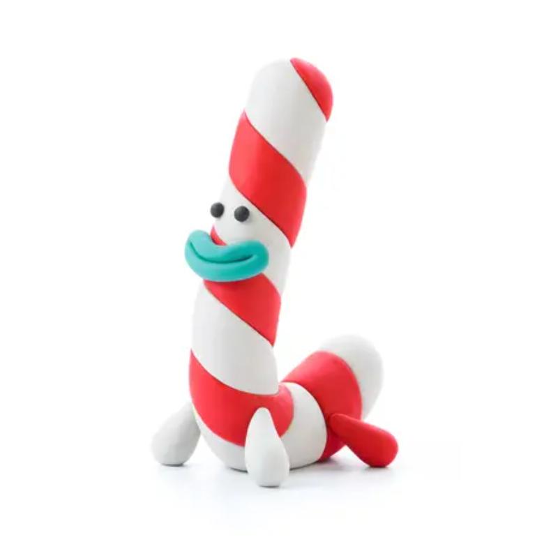 Hey Clay Kleiset Candy Cane