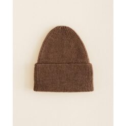 hvid Beanie fonzie mocha