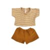 Hollie Kledingset Sam caramel stripes