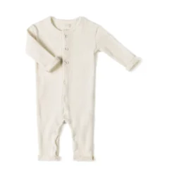 Nixnut Rib Onesie Cream