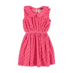 piupiuchick short dress pink black hearts