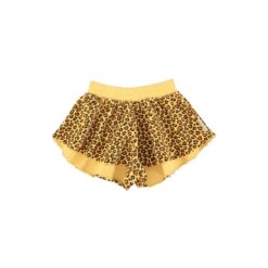 piupiuchick shorts mustard animal print