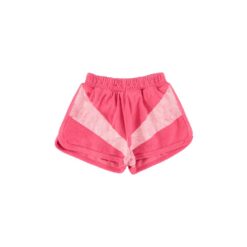 piupiuchick shorts pink white stripes print