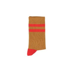 Piupiuchick Socks camel red stripes