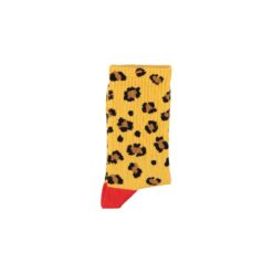 Piupiuchick Socks mustard animal print