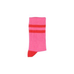 Piupiuchick Socks pink red stripes