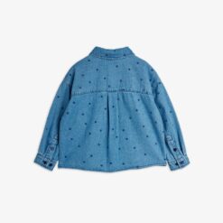 Mini Rodini denim dots shirt