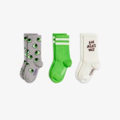 Mini Rodini Eyes 3-pack socks