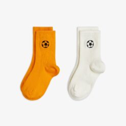 Mini Rodini Football ribbed 2-pack socks