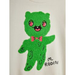 Alternative view of Mini Rodini Alien chenille sweatshirt Off-white