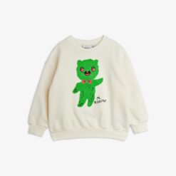 Mini Rodini Alien chenille sweatshirt Off-white