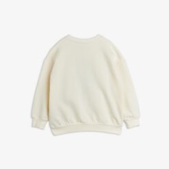 Mini Rodini Alien chenille sweatshirt Off-white