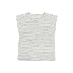 Phil & Phae Boxy tee coconut stripes