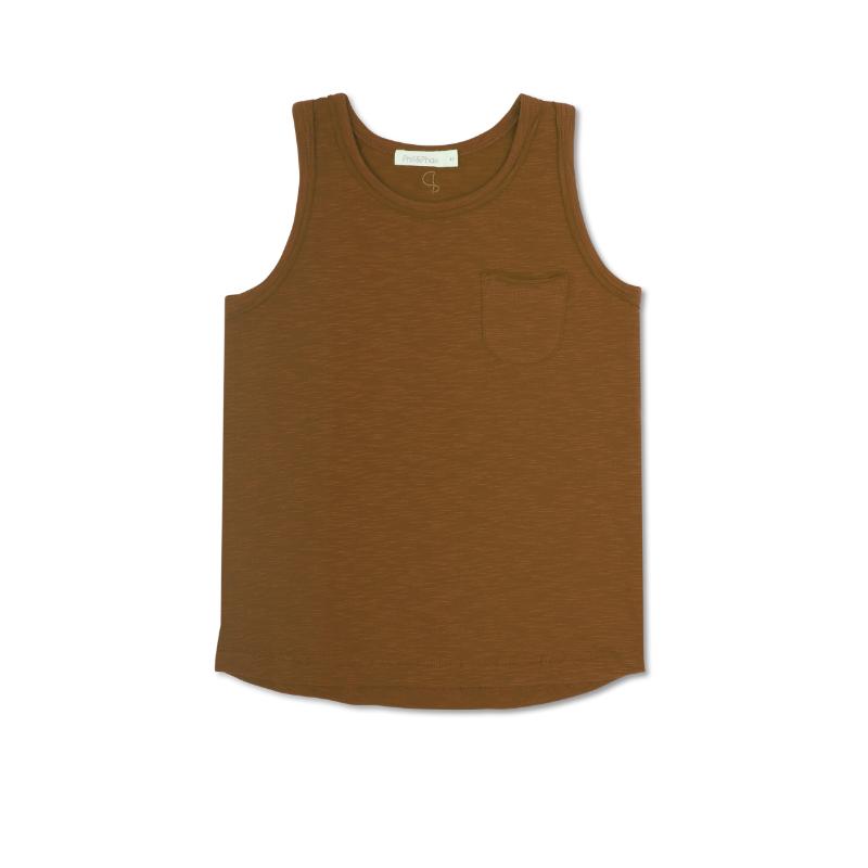 Phil & Phae Pocket tank top vintage gold