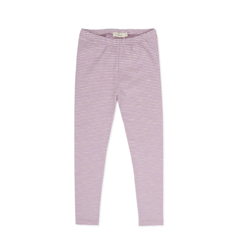 Phil & Phae Leggings stripes Bright Lilac