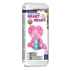 MagnaTiles Heart to Heart 26-Piece Travel Set