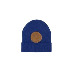 Lassig Merino Beanie smile blue 1-3 jaar