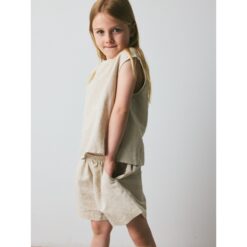 brunobruno nation Theo Shorts Feather Gray Beige