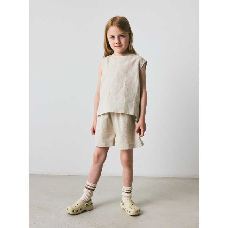 brunobruno nation Vida Top Feather Gray Beige