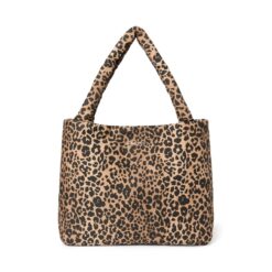 Studio Noos Brown Leopard Cotton Mom Bag