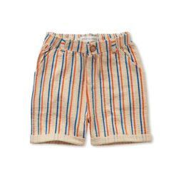 Sproet & Sprout Jersey Chino Shorts Small Stripes