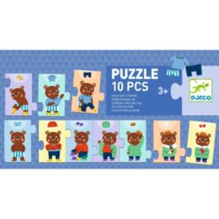 Djeco Puzzel Teddy kleedt zich aan DJ08274